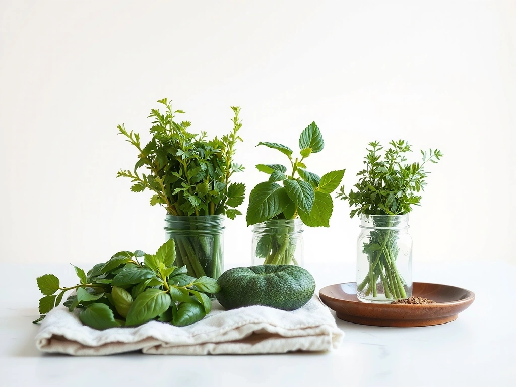 Moderne pflanzliche Küche